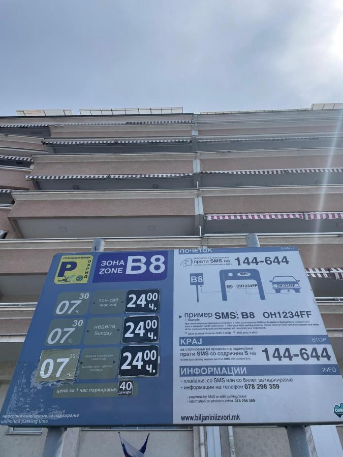 Hana Apartment Ohrid Bagian luar foto